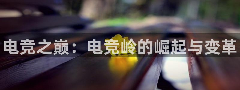 ob电竞俱乐部：电竞之巅：电竞岭的崛起与变革